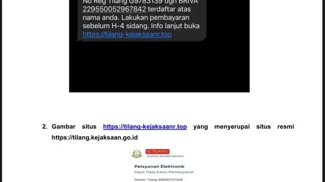 Hati-hati! Penipuan Tilang ETLE Palsu Berkedok Kejaksaan