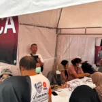 PDIP Bagikan Kacamata Gratis: Periksa Mata Gratis di Pasar