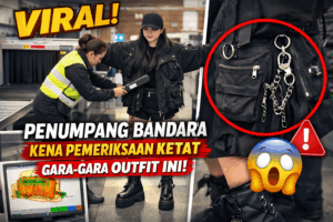 Viral! Penumpang Bandara Kena Pemeriksaan Ketat Gara-Gara Outfit Ini