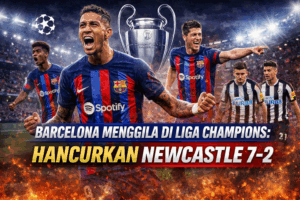 Barcelona Menggila di Liga Champions: Hancurkan Newcastle 7–2