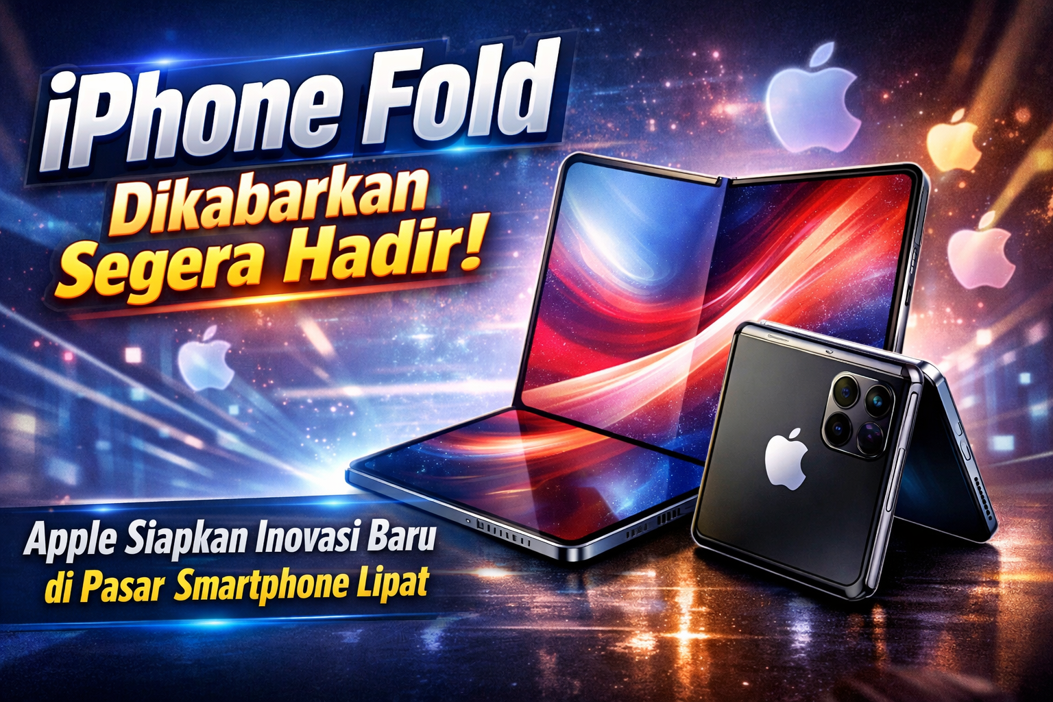 iPhone Fold Dikabarkan Segera Hadir, Apple Siapkan Inovasi Baru di Pasar Smartphone Lipat